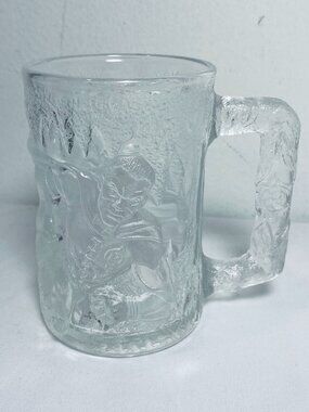 VNTG Robin, Batman Forever 1995, McDonald's Glass 3-D Mug, France, EUC